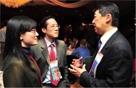David Chang, MD with Ophthalmology Residents Grace Chen, MD and Silas Wang, MD